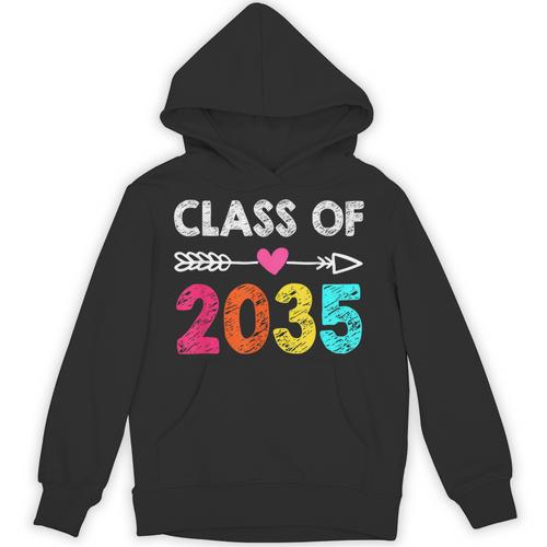 Class Of 2035 Kindergarten Pre K Grow With Me Graduation Unisex Hoodie - Best Gift Smart