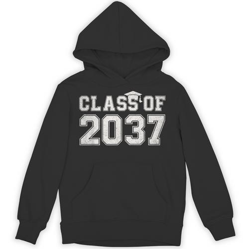 Class Of 2037 Kindergarten To Graduation First Day Of School Unisex Hoodie - Best Gift Smart