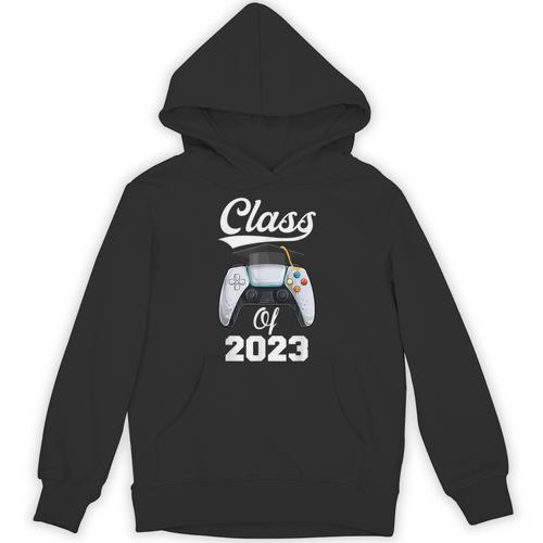 Class Of Gamer 2023 Shirt Graduation Game Boy Graduate Unisex Hoodie - Best Gift Smart