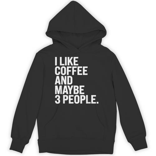 I Like Coffee Introvert Coffee Lovers Sarcastic Humor Unisex Hoodie - Raresse