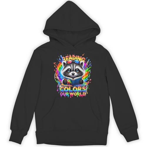 Color Our World 2026 Reading Book Unisex Hoodie - Bookorys