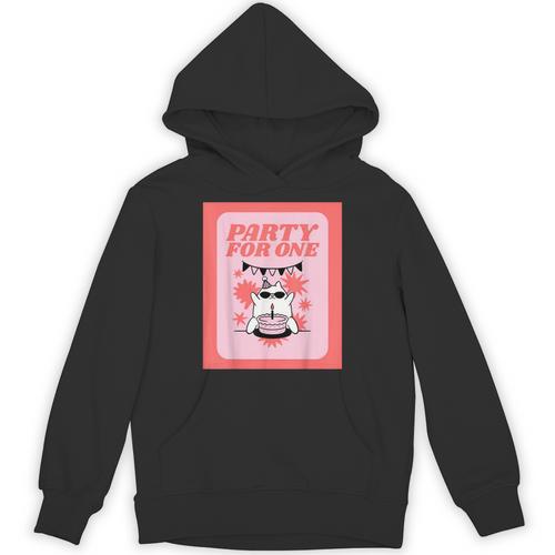 Cool Fun Cute Party Introvert Cat Character Unisex Hoodie - Raresse