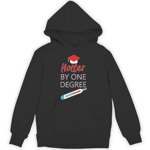 Cool Hotter By One Degree Graduation Teesadf Unisex Hoodie - Best Gift Smart