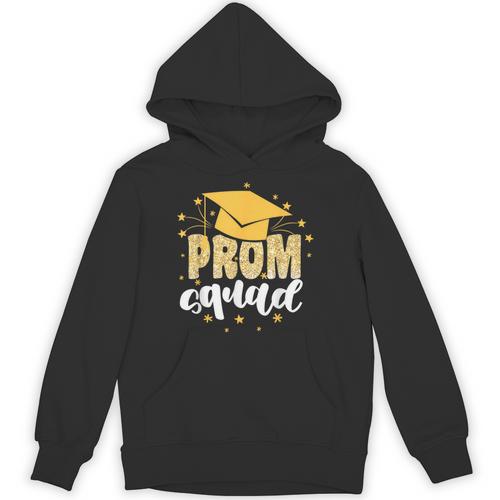 Cool Prom Squad 2025 Prom Graduation Party Matching 2025 Unisex Hoodie - Best Gift Smart