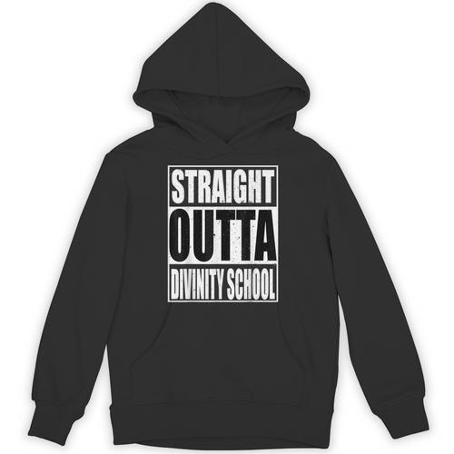Cool Straight Outta Divinity School Graduation Shirt Unisex Hoodie - Best Gift Smart