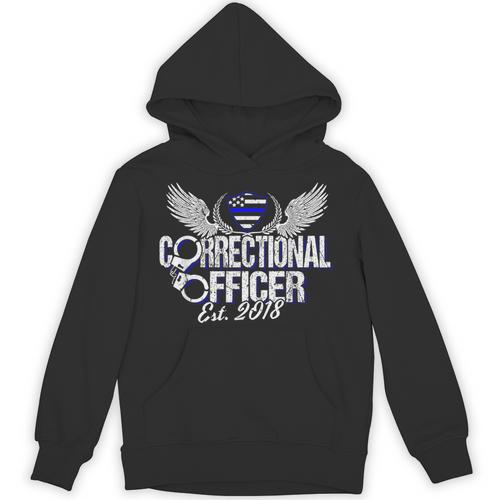 Corrections Officer 2018 Graduation Silver Line T-Shirt Unisex Hoodie - Best Gift Smart