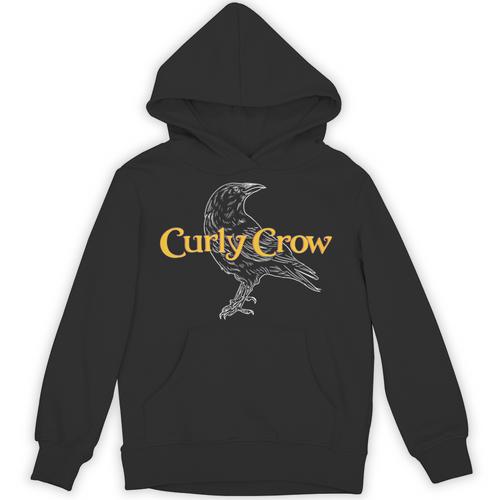 Curly Crow Art And Books Logo Unisex Hoodie - Bookorys UK