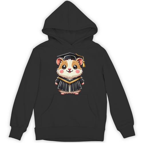 Cute Hamster Graduation Unisex Hoodie - Best Gift Smart