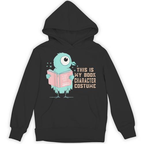 Cute Pigeon This Is My Book Character Costume For Reading Unisex Hoodie - Bookorys DE