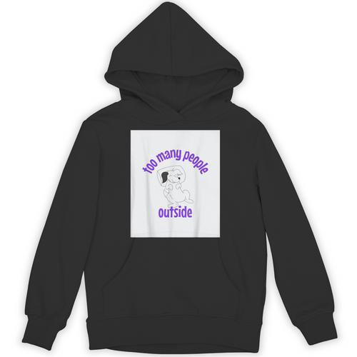 Cute Puppy With a Quote For Introverts Unisex Hoodie - Raresse