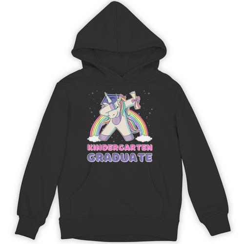 Dabbing Unicorn Kindergarten Graduation Dab Dance Girl Unisex Hoodie - Best Gift Smart