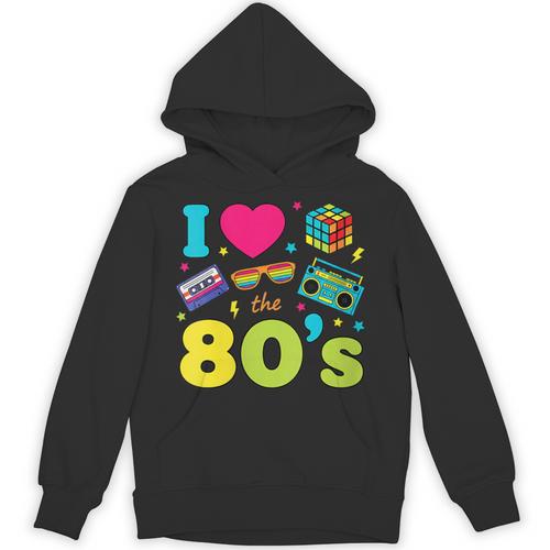 Dad I Love The 80's Retro 80s Nostalgia For Dad Unisex Hoodie - Figerry