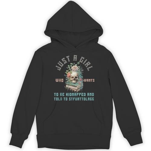 Dark Romance Women STFUATTDLAGG Smutt Book Merch Good Girl Unisex Hoodie - Bookorys