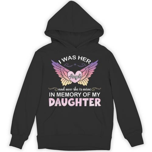 Daughter Angel In My Memory Cute Family Remembrance Match Unisex Hoodie - Easessy