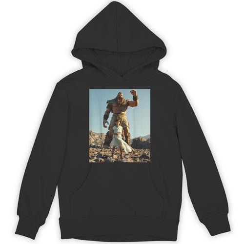 David And Goliath Bible Book Of Samuel King David Unisex Hoodie - Bookorys DE