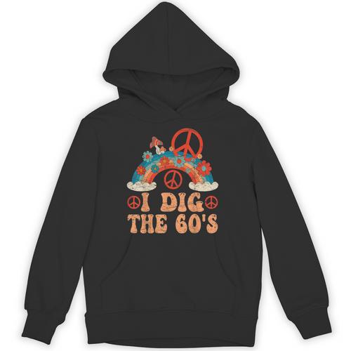 I Dig The 60s Aesthetic Nostalgia 1960's Retro 60s Party Unisex Hoodie - Figerry