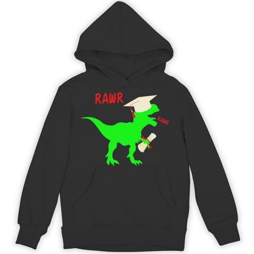 Dinosaur Rawr Diploma Grad Graduate Graduation Unisex Hoodie - Best Gift Smart