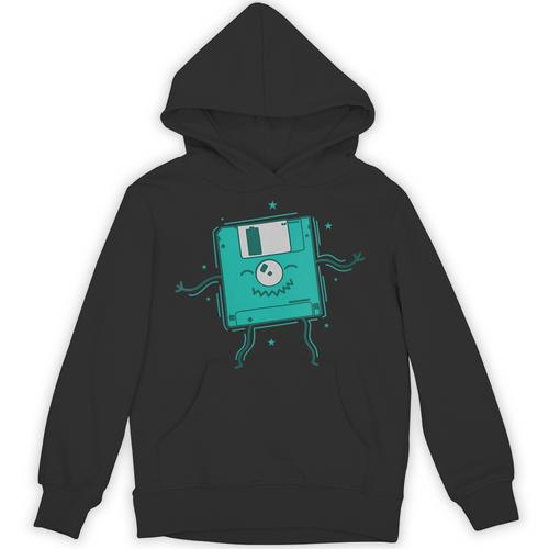 Diskette Dances Retrospec Memory Module Data Carrier Unisex Hoodie - Easessy