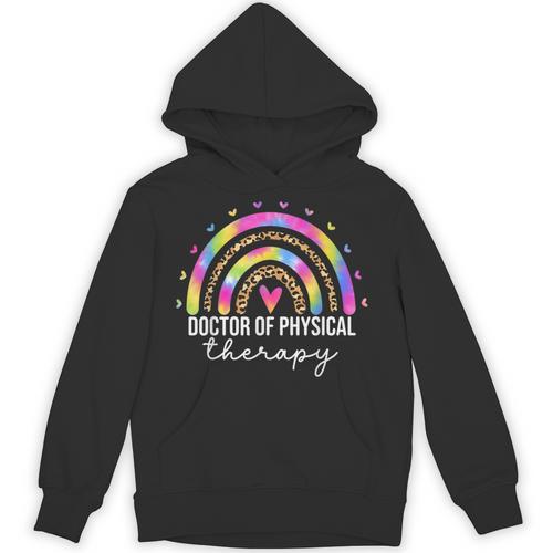 Doctor Of Physical Therapy Therapist DPT Graduation Rainbow Unisex Hoodie - Best Gift Smart