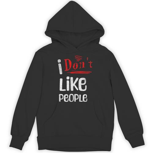 I Don't Like People Introvert Small Unisex Hoodie - Raresse