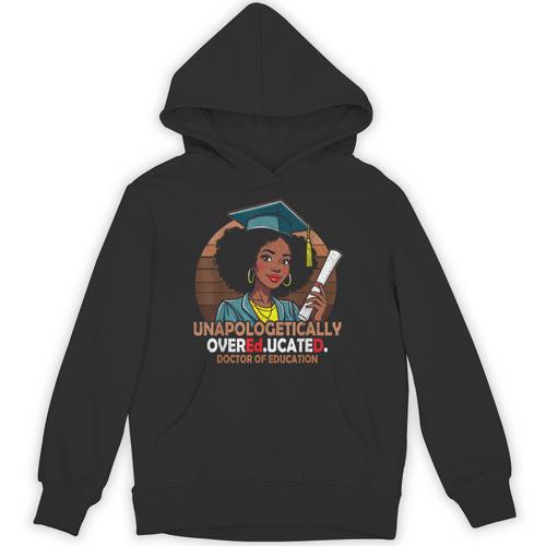 EdD Black Girls Doctor Of Education Graduation Black Women Unisex Hoodie - Best Gift Smart