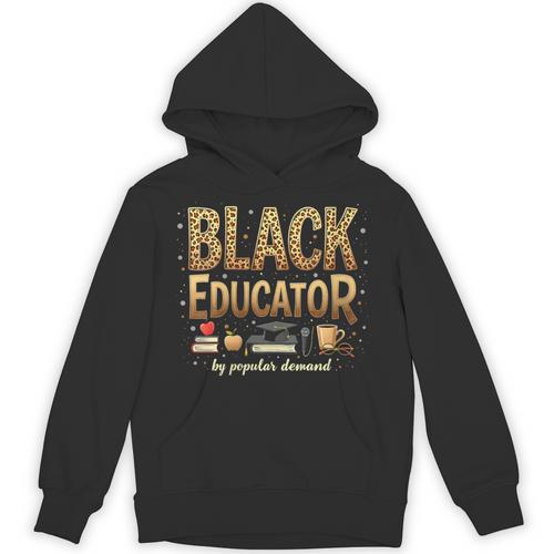 Educator By Popular Demand African American Book Lover Unisex Hoodie - Bookorys