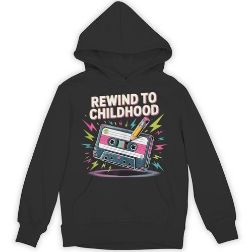 Elder Millennials Embracing 90s Rewind Nostalgia Vibes Unisex Hoodie - Figerry