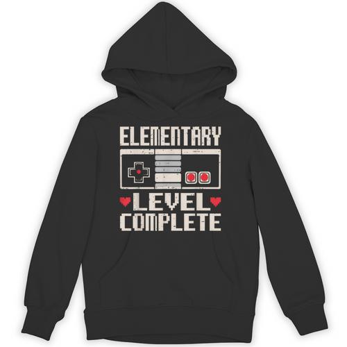Elementary Level Complete Gamer Class Of 2025 Graduation Unisex Hoodie - Best Gift Smart