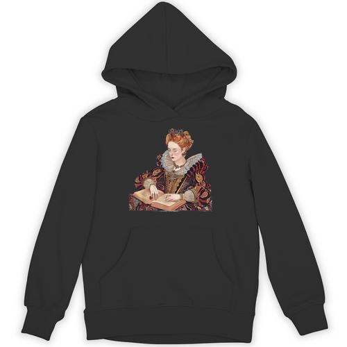 Elizabeth I Reading A Book Unisex Hoodie - Bookorys