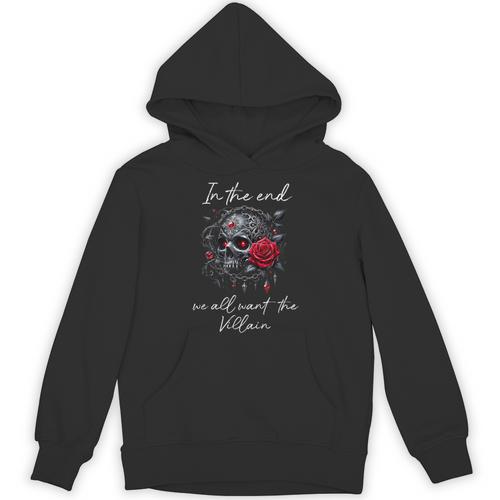 In The End We All Want The Villain Smutty Book Dark Romance Unisex Hoodie - Bookorys CA