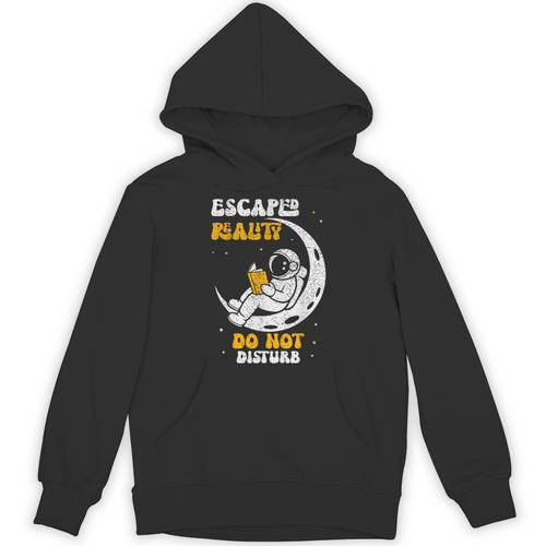 Escaped Reality Do Not Disturb Book Lover Unisex Hoodie - Bookorys UK