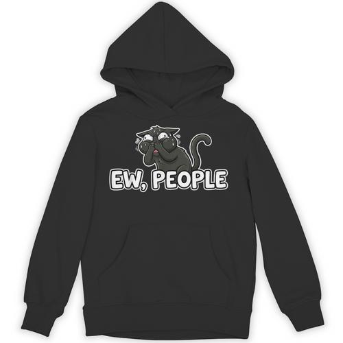 Ew People Cat Anti Social Introvert Unisex Hoodie - Raresse
