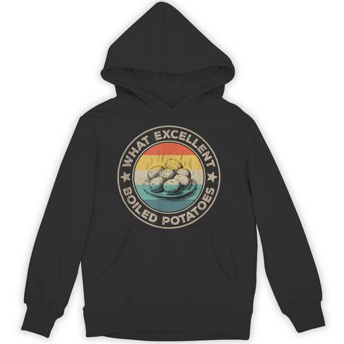 What Excellent Boiled Potatoes Retro Book Vintage Literature Unisex Hoodie - Bookorys DE