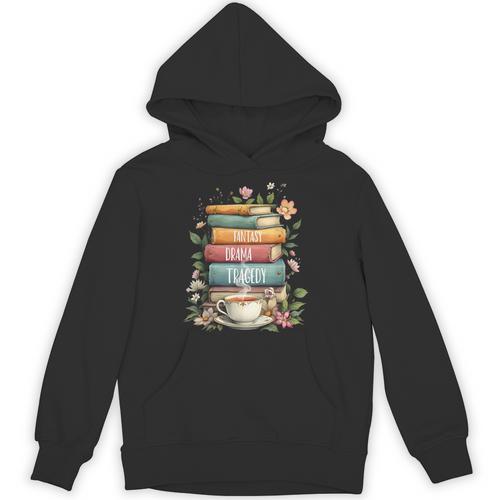 Fantasy Drama Tragedy Book Lover Subtle Watercolor Unisex Hoodie - Bookorys