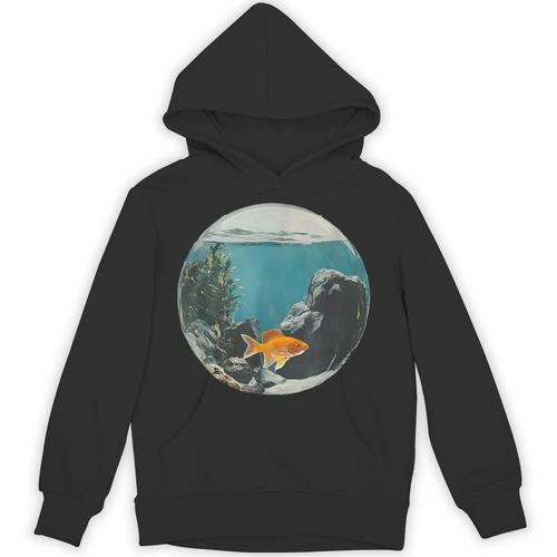 Fish Bowl Frutiger Aero Y2K Retro Vibes Unisex Hoodie - Figerry