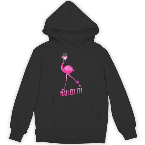 Flamingo Nailed It Graduation Flamingo Unisex Hoodie - Best Gift Smart