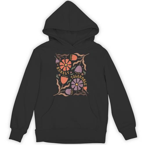Floral Pride & Prejudice Barely Tolerable Book Lover Bookish Unisex Hoodie - Bookorys
