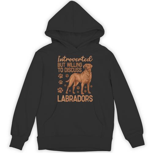 Fox Red Labrador Retriever Introvert Foxred Lab Unisex Hoodie - Raresse
