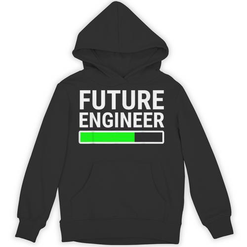 Future Engineer Loading Bar Cool Graduation Unisex Hoodie - Best Gift Smart