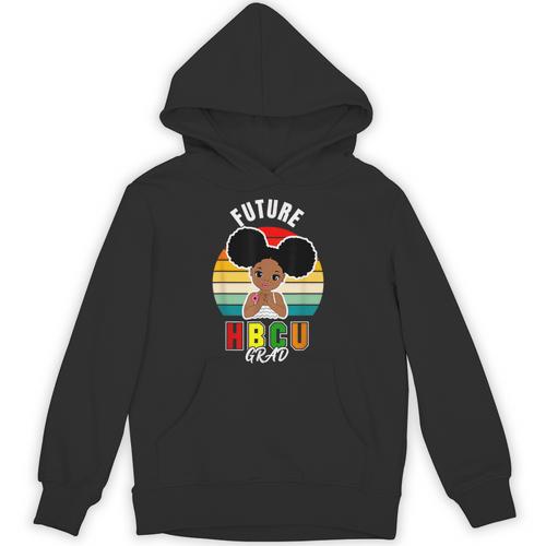 Future HBCU Grad Graduate Afro Girl College Graduation Unisex Hoodie - Best Gift Smart