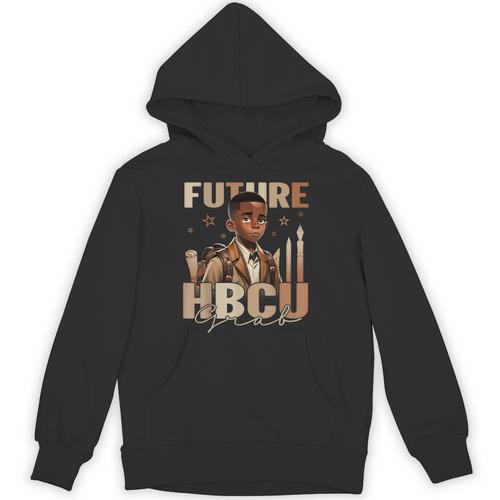 Future HBCU Grad History Boy Kids Graduation HBCU Unisex Hoodie - Best Gift Smart