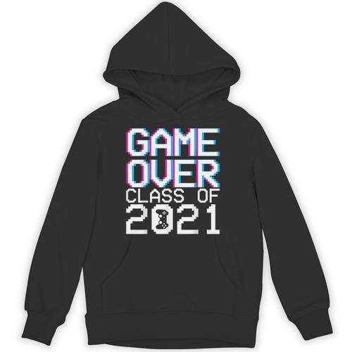 Game Over Class Of 2021 Video Games Graduation Gamer Unisex Hoodie - Best Gift Smart