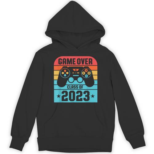 Game Over Class Of 2023 Shirt Students Graduation Unisex Hoodie - Best Gift Smart