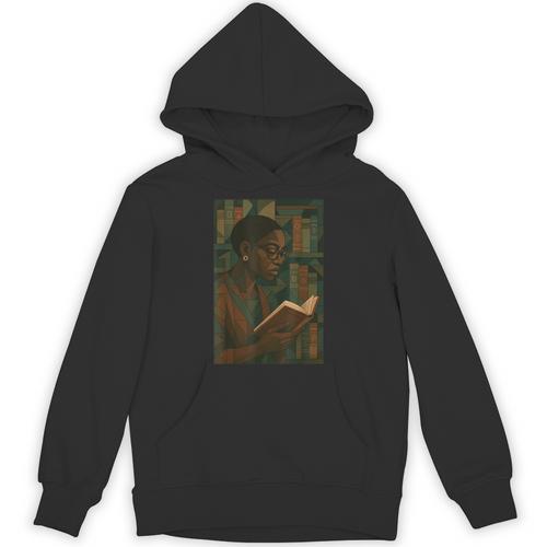 Geometric History Educated Women Teacher Book Melanin Unisex Hoodie - Bookorys DE