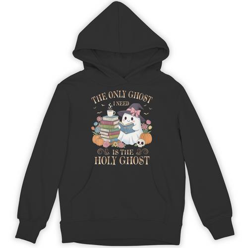 The Only Ghost I Need Is The Holy Ghost Books Reading Lovers Unisex Hoodie - Bookorys UK
