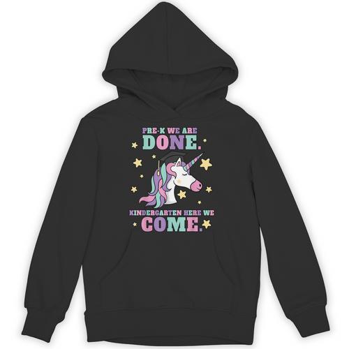Girls Pre-K Graduation Magical Unicorn Unisex Hoodie - Best Gift Smart