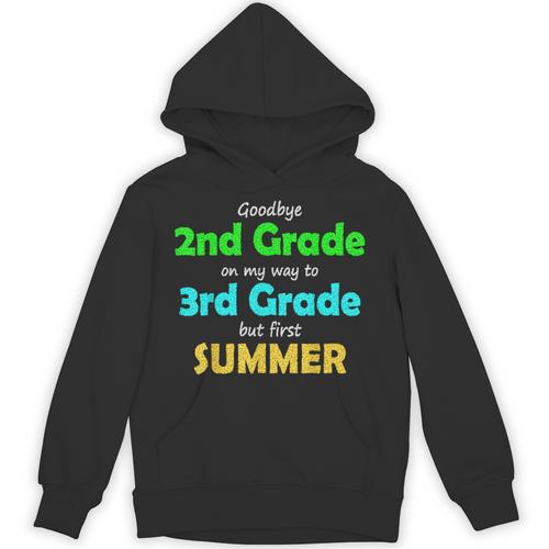 Goodbye 2nd Grade On My Way To 3th Grade 2022 Graduation Unisex Hoodie - Best Gift Smart
