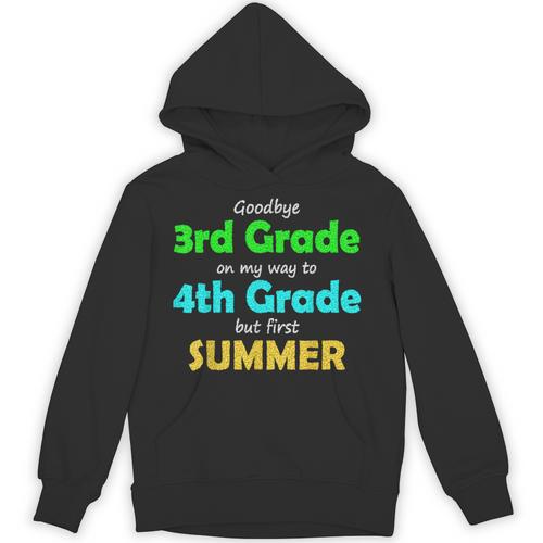 Goodbye 3rd Grade On My Way To 4th Grade 2022 Graduation Unisex Hoodie - Best Gift Smart