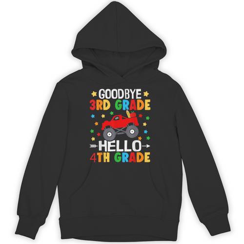 Goodbye 3rd Grade Hello 4th Grade Graduation 2024 Unisex Hoodie - Best Gift Smart