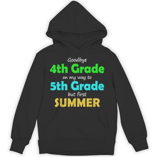 Goodbye 4th Grade On My Way To 5th Grade 2022 Graduation Unisex Hoodie - Best Gift Smart